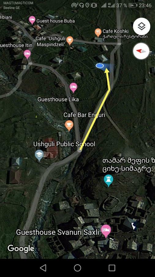 Guesthouse Svanuri Sakhli 위시굴리 외부 사진
